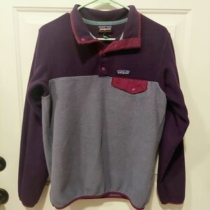 Patagonia Purple Fleece Pullover SYNCHILLA